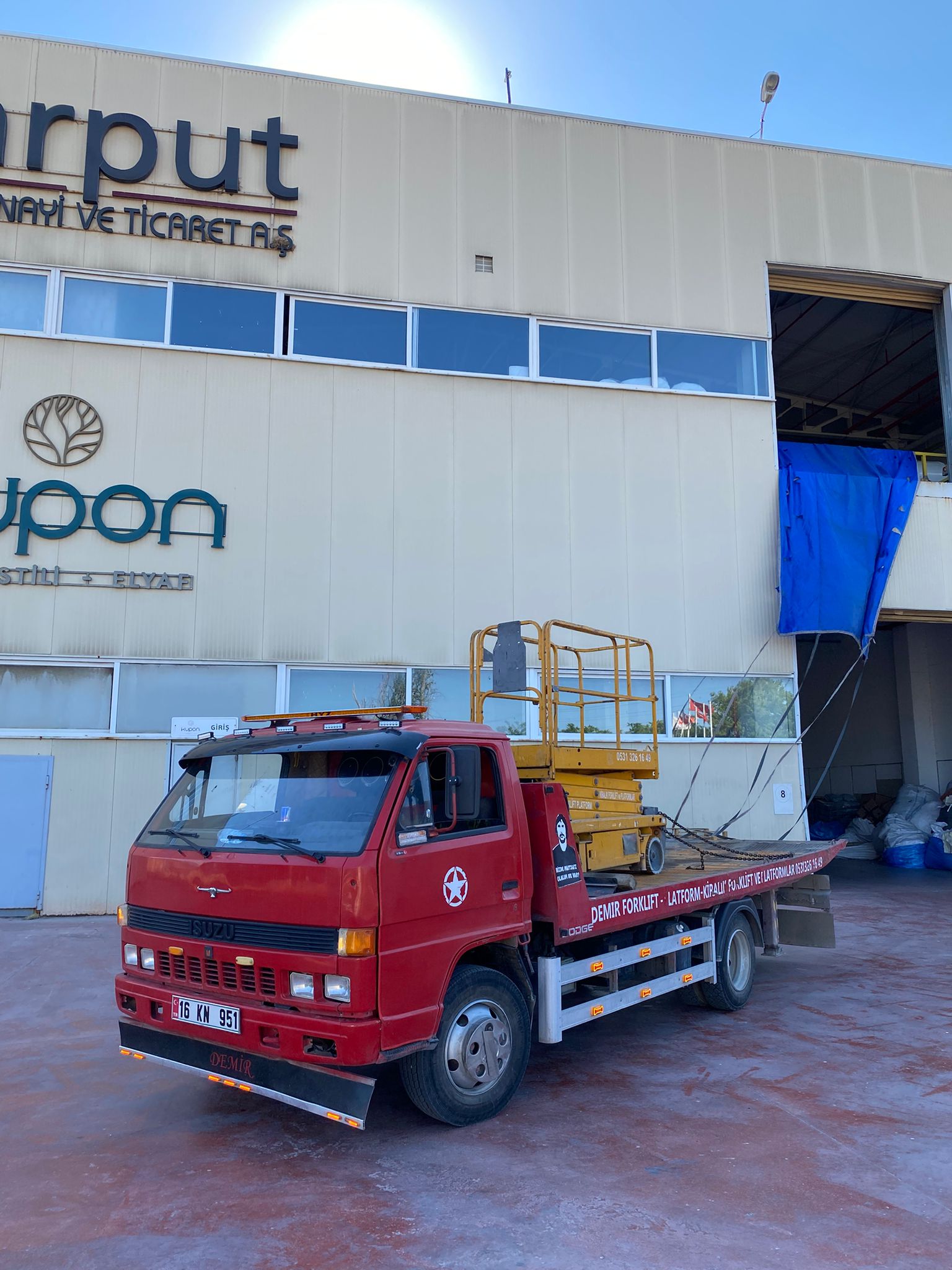Harput Holding Makasli Platform Kiralama Hizmeti verildi
