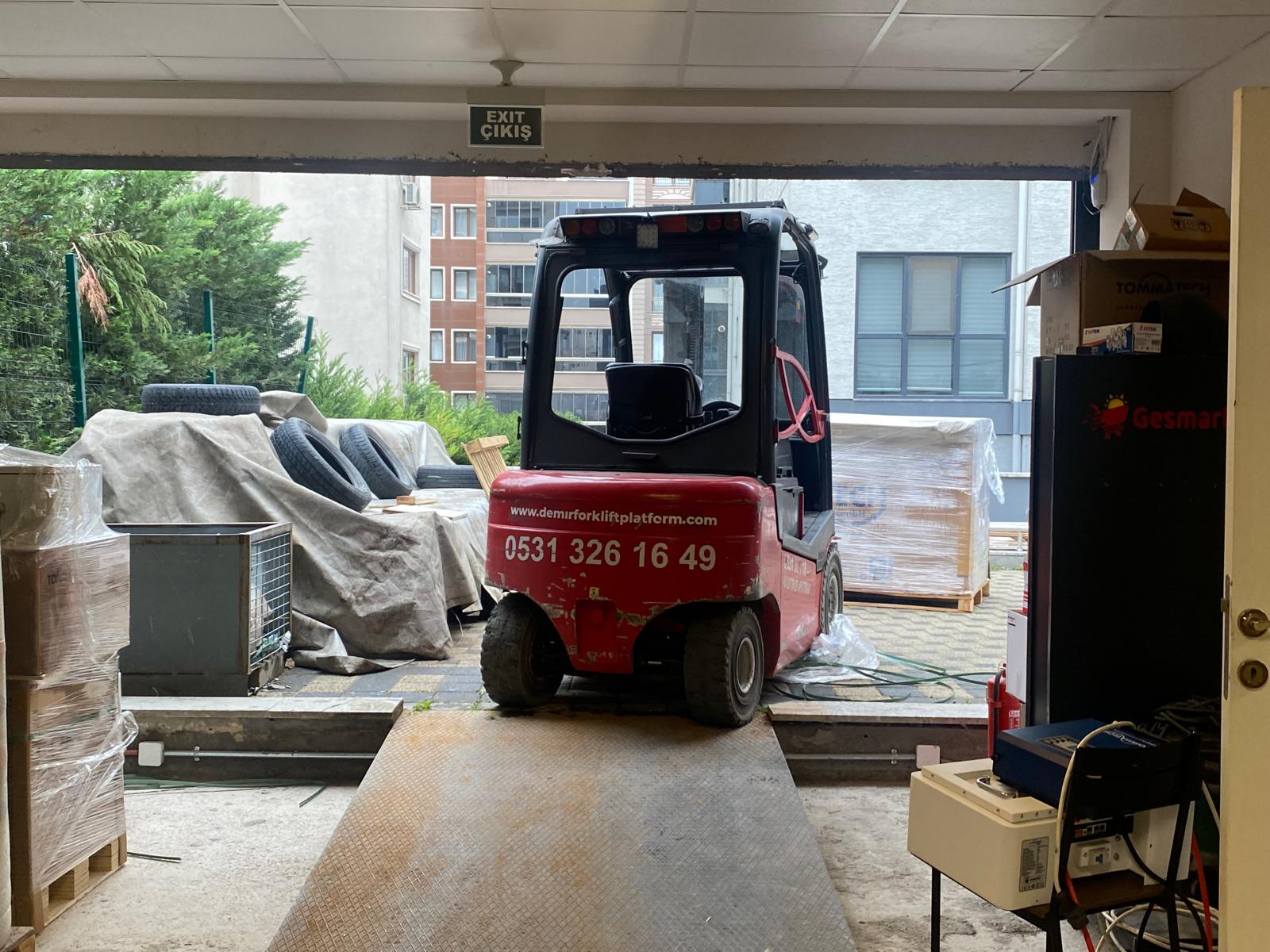 GES Projelerine Forklift Kiralama